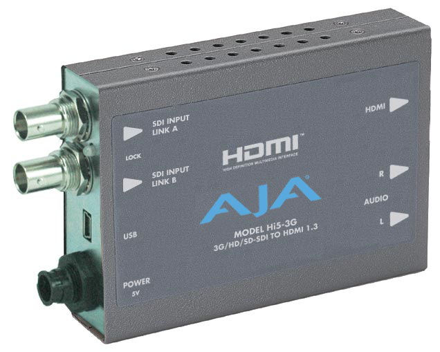 Convertisseur AJA SDI vers HDMI